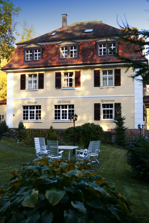 Rhoen Hotel Waldcafe St. Georg シュターツバート・ブリュッケナウ エクステリア 写真